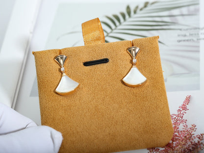 [Auream]DREAM MOP PINK GOLD EARRINGS