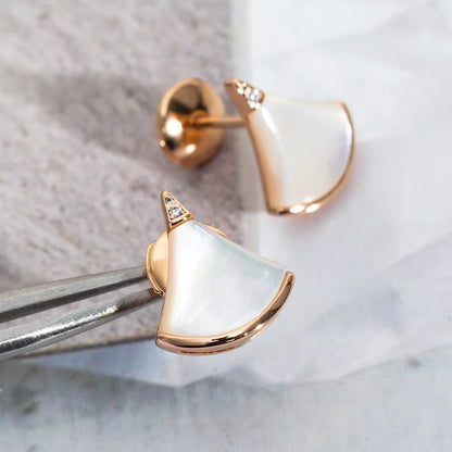 [Auream]DIVAS DREAM EARRINGS PINK GOLD