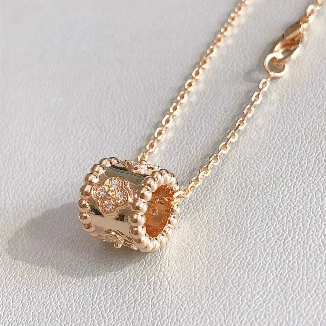 [Auream]PERLEE PEDANT NECKLACE GOLD / ROSE GOLD