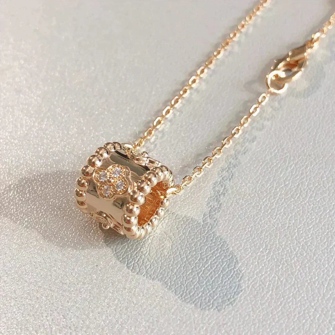 [Auream]PERLEE PEDANT NECKLACE GOLD / ROSE GOLD