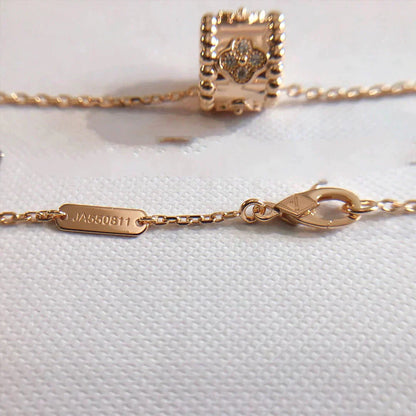 [Auream]PERLEE PEDANT NECKLACE GOLD / ROSE GOLD