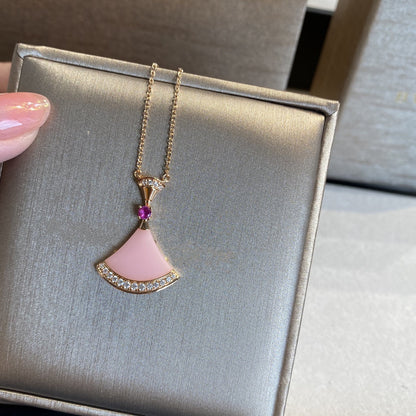 [Auream]DREAM NECKLACE PINK OPAL