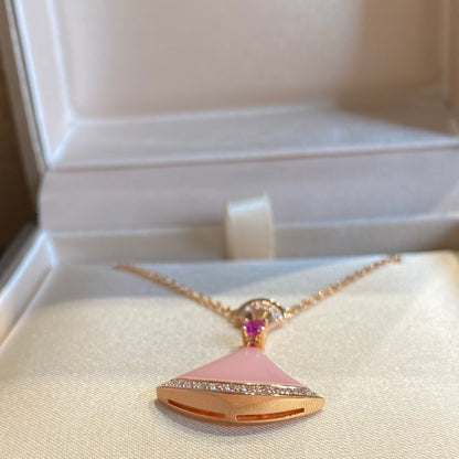 [Auream]DREAM NECKLACE PINK OPAL