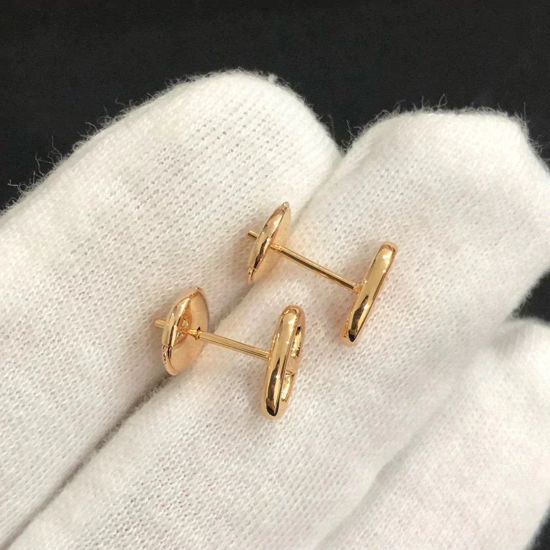 [Auream]CHAINE SMALL EARRINGS GOLD AND SILVER