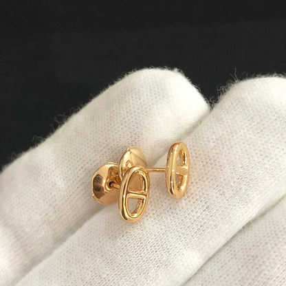 [Auream]CHAINE SMALL EARRINGS GOLD AND SILVER