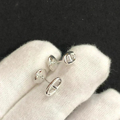 [Auream]CHAINE SMALL EARRINGS GOLD AND SILVER