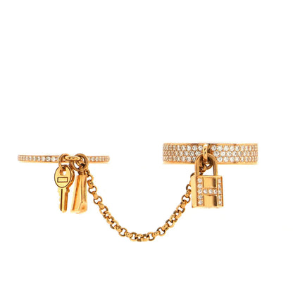 [Auream]HM KELLY CLOCHETTE DOUBLE RING IN  WITH DIAMONDS