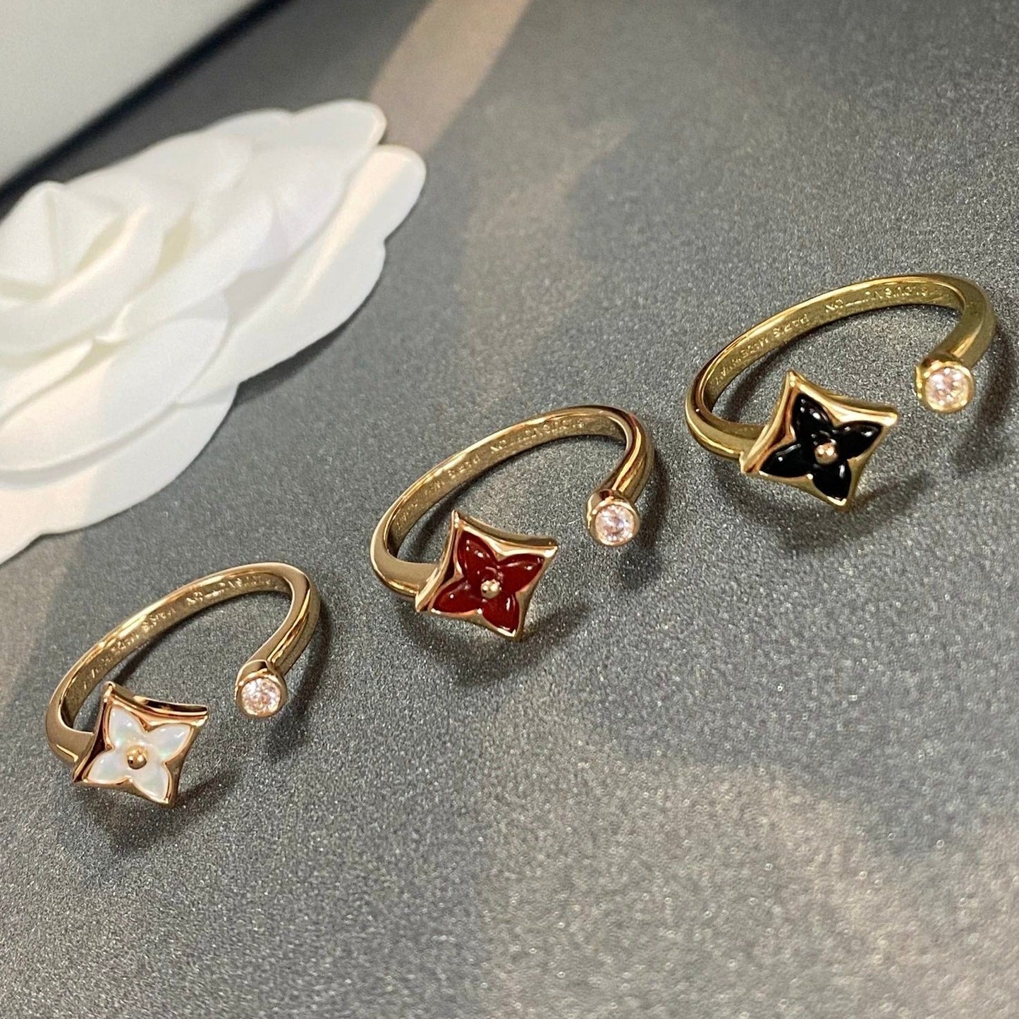 [Auream]STAR 1 DIAMOND OPEN RING