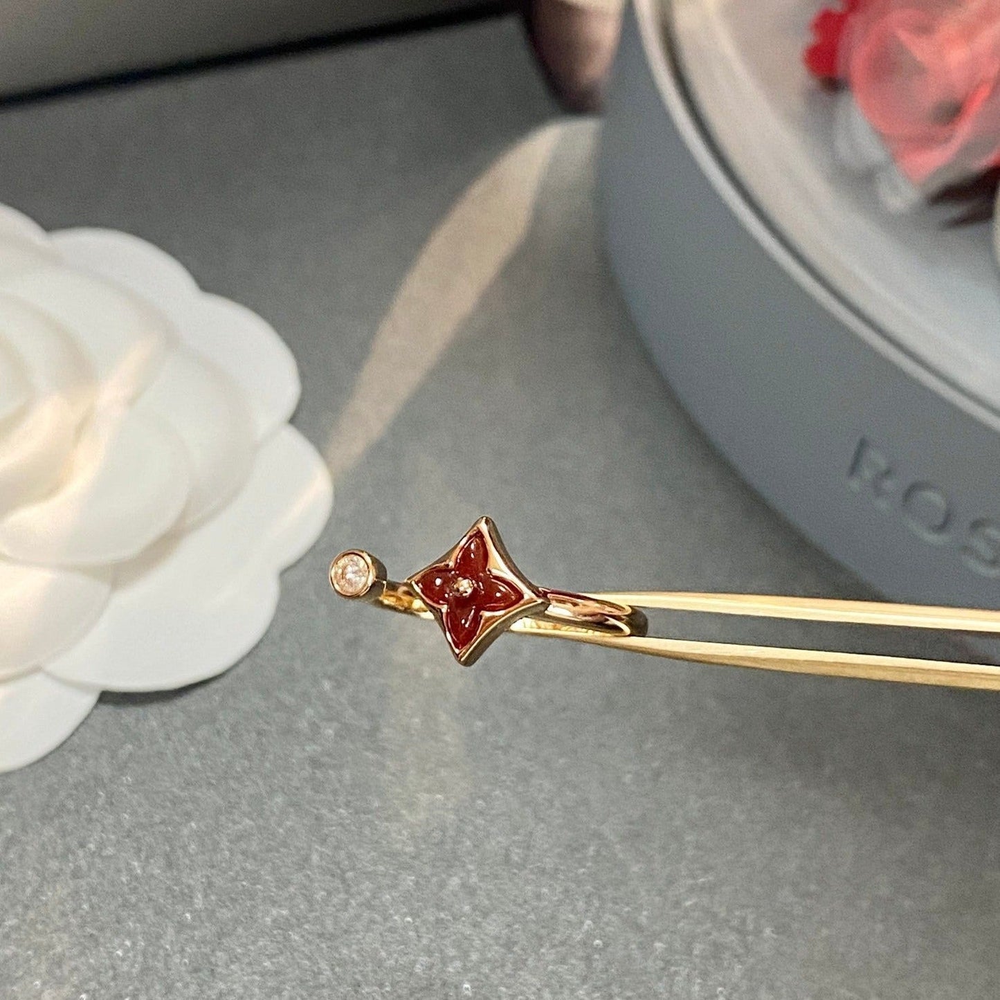 [Auream]STAR 1 DIAMOND OPEN RING