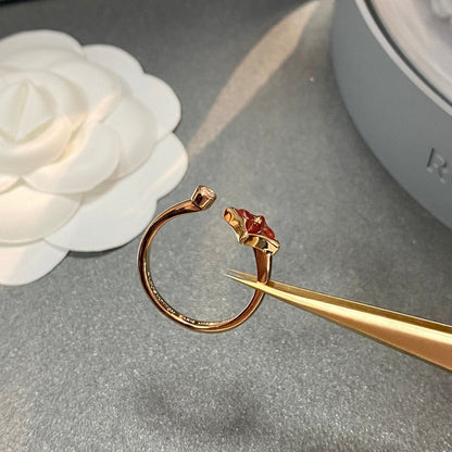 [Auream]STAR 1 DIAMOND OPEN RING