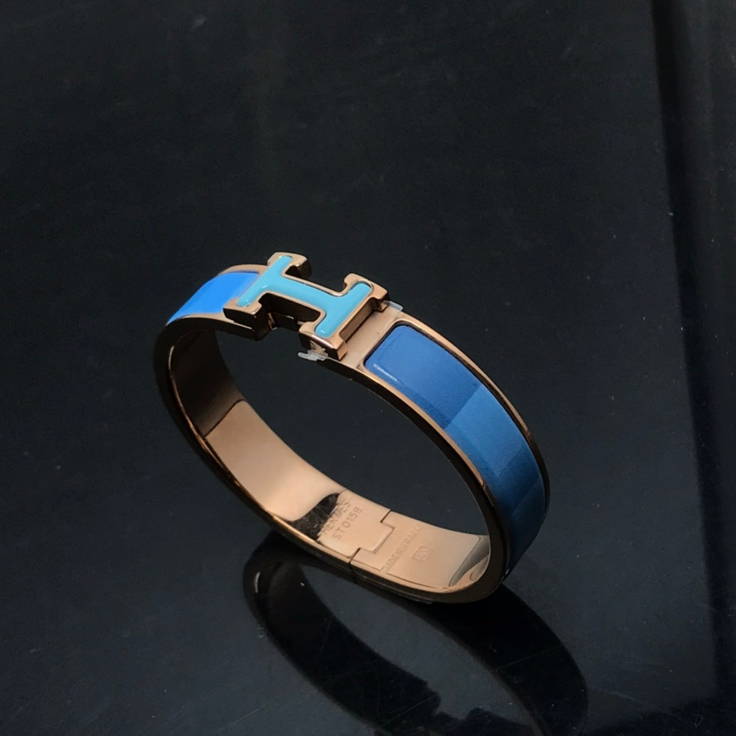 [Auream]H BRACELET BLUE RAINBOW CERAMIC