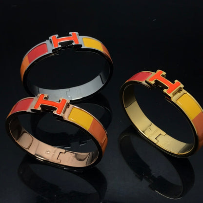 [Auream]H BRACELET ORANGE RAINBOW CERAMIC