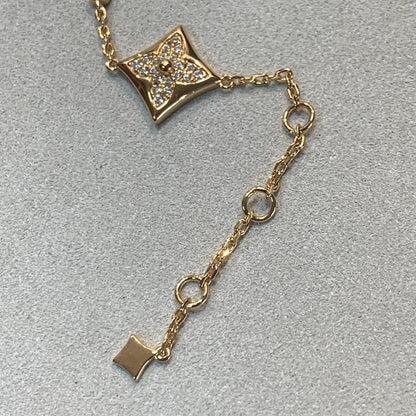 [Auream]STAR AND SUN 4 MOTIFS GOLD DIAMONDS BRACELET