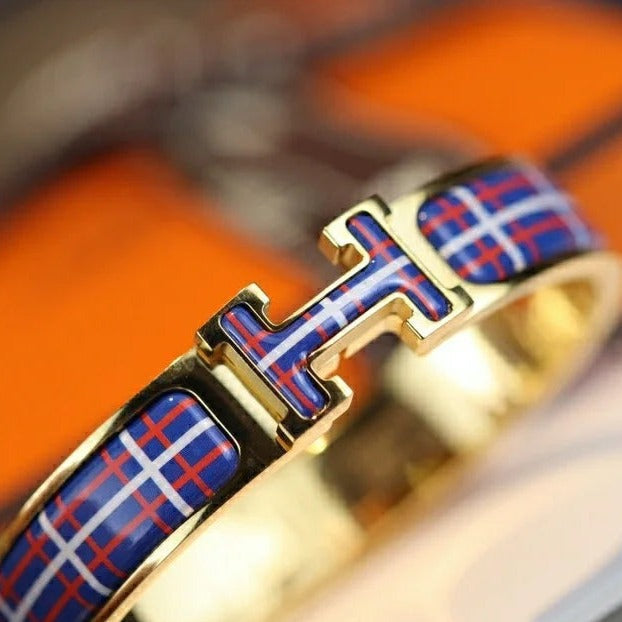 [Auream]H TARTAN BRACELET 12MM
