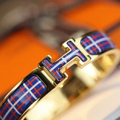 [Auream]H TARTAN BRACELET 12MM