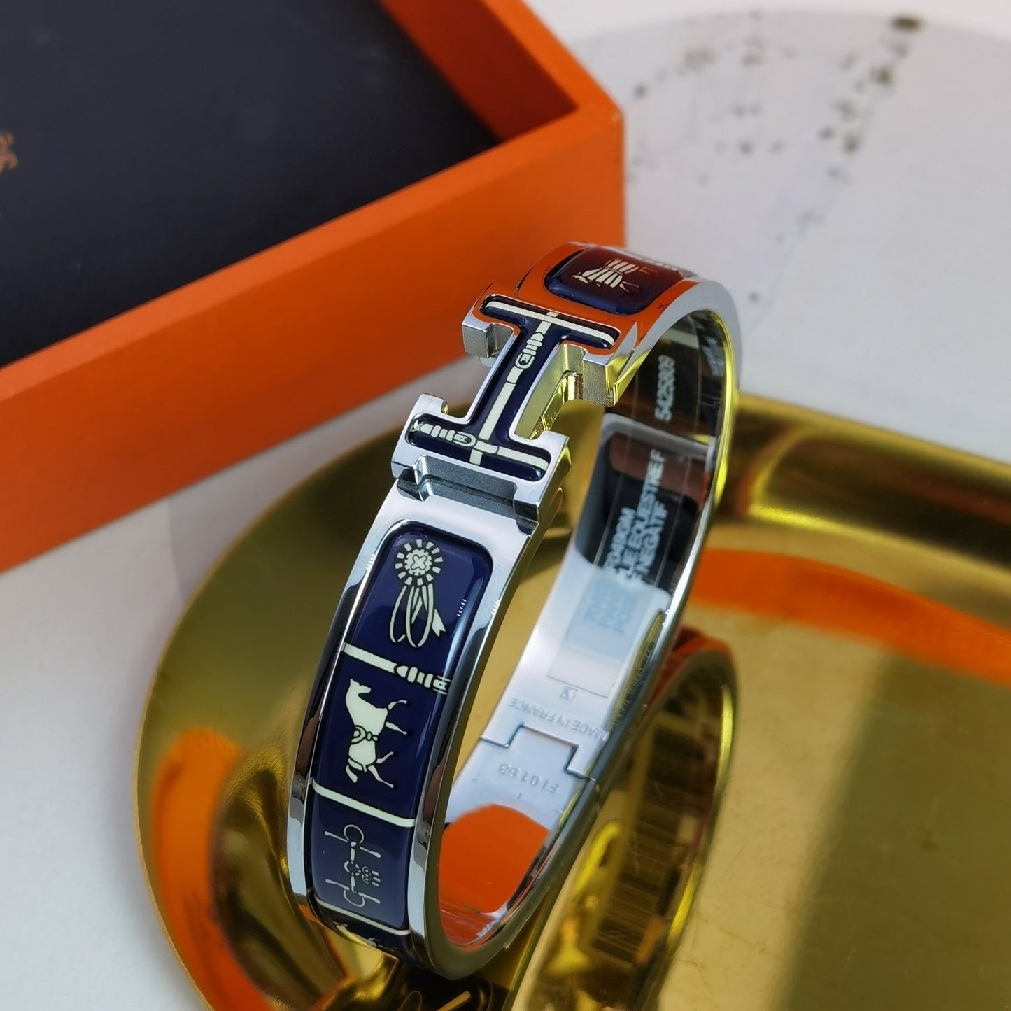 [Auream]H COUVERTURES DARK BLUE BRACELET