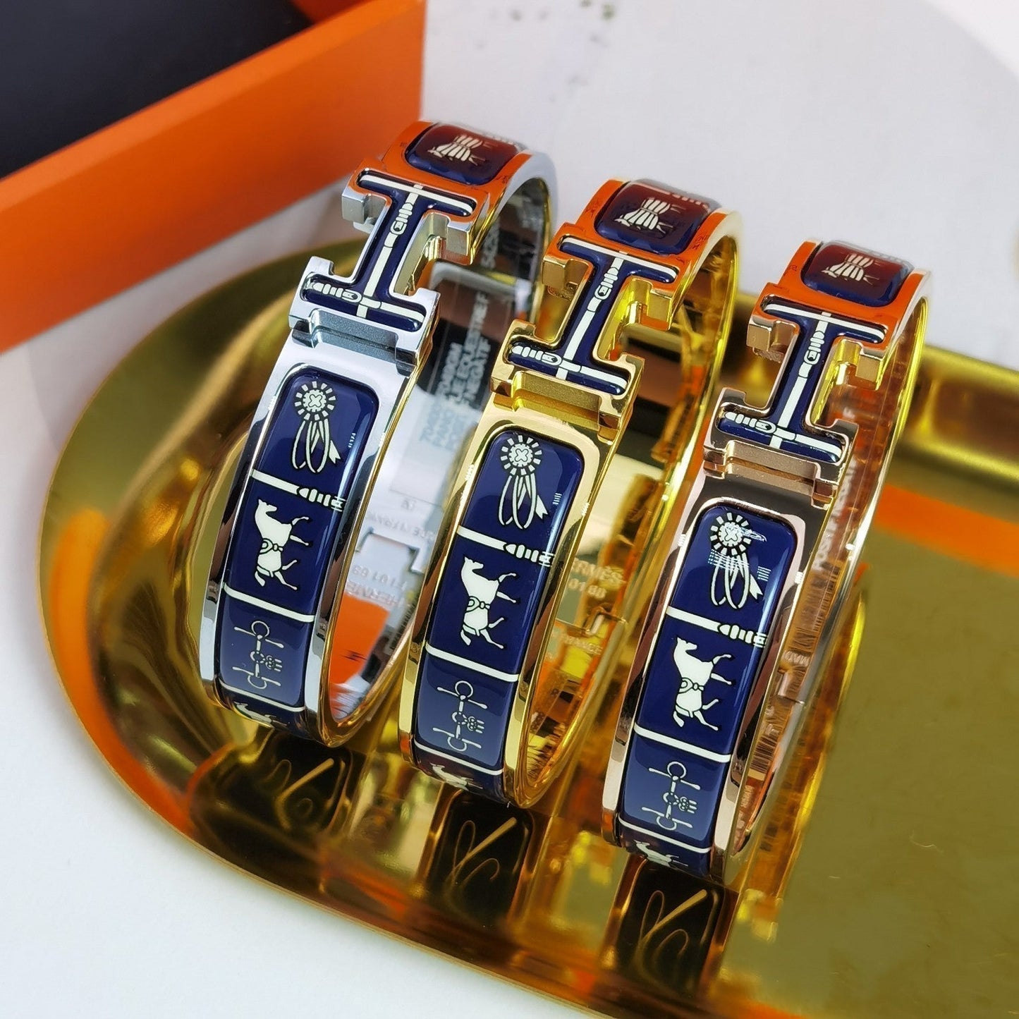 [Auream]H COUVERTURES DARK BLUE BRACELET
