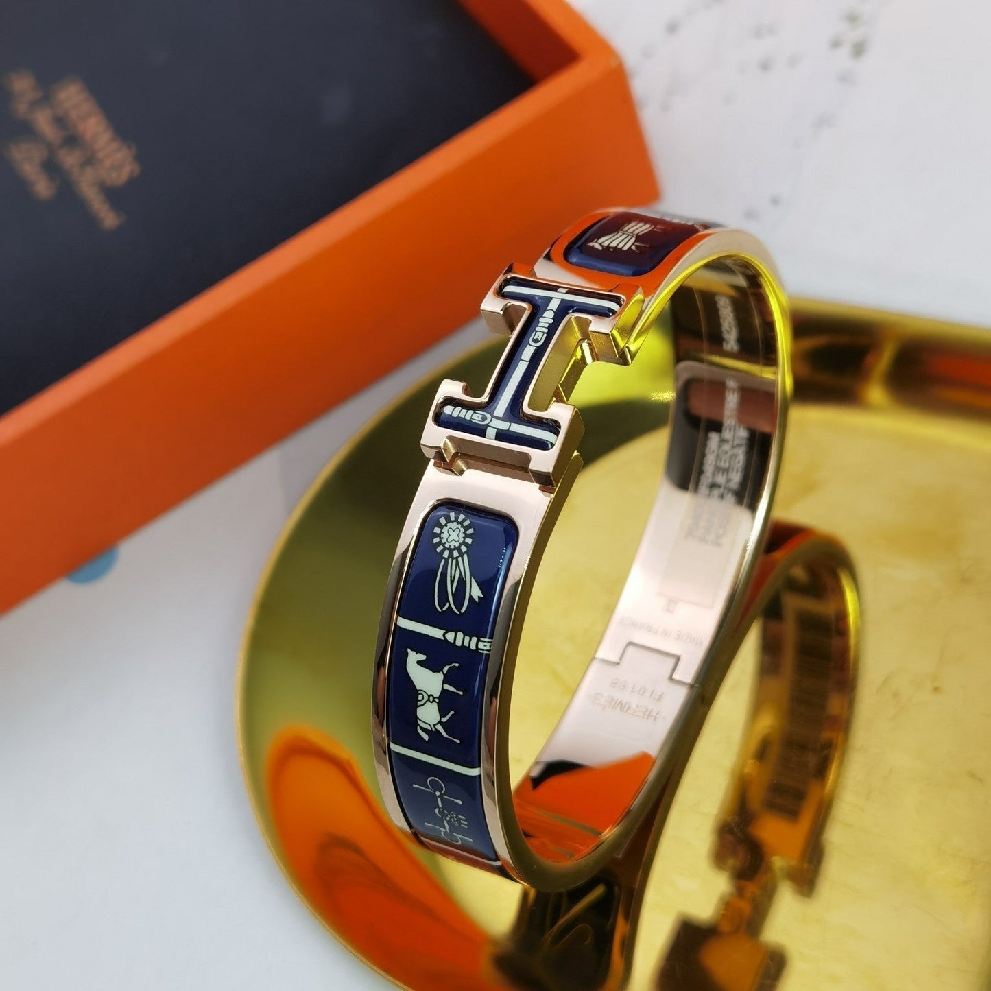 [Auream]H COUVERTURES DARK BLUE BRACELET