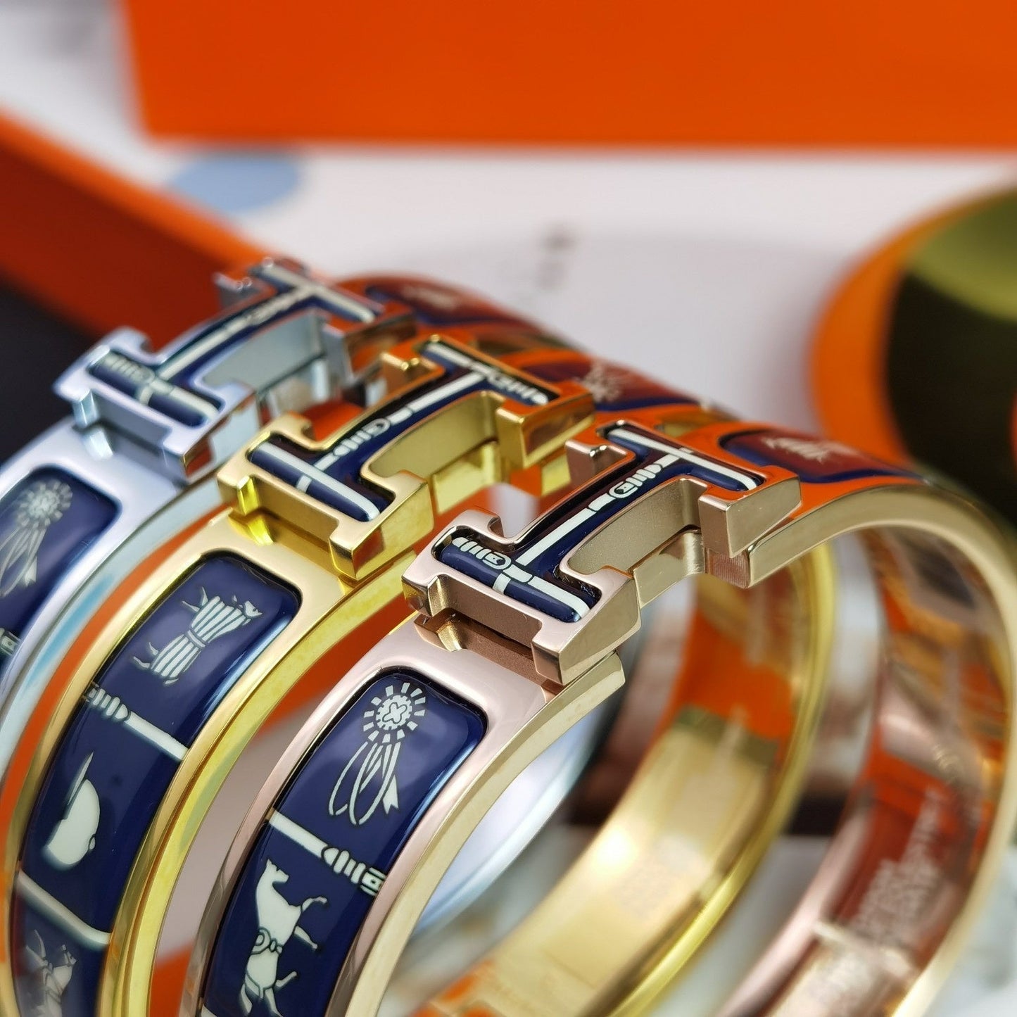 [Auream]H COUVERTURES DARK BLUE BRACELET