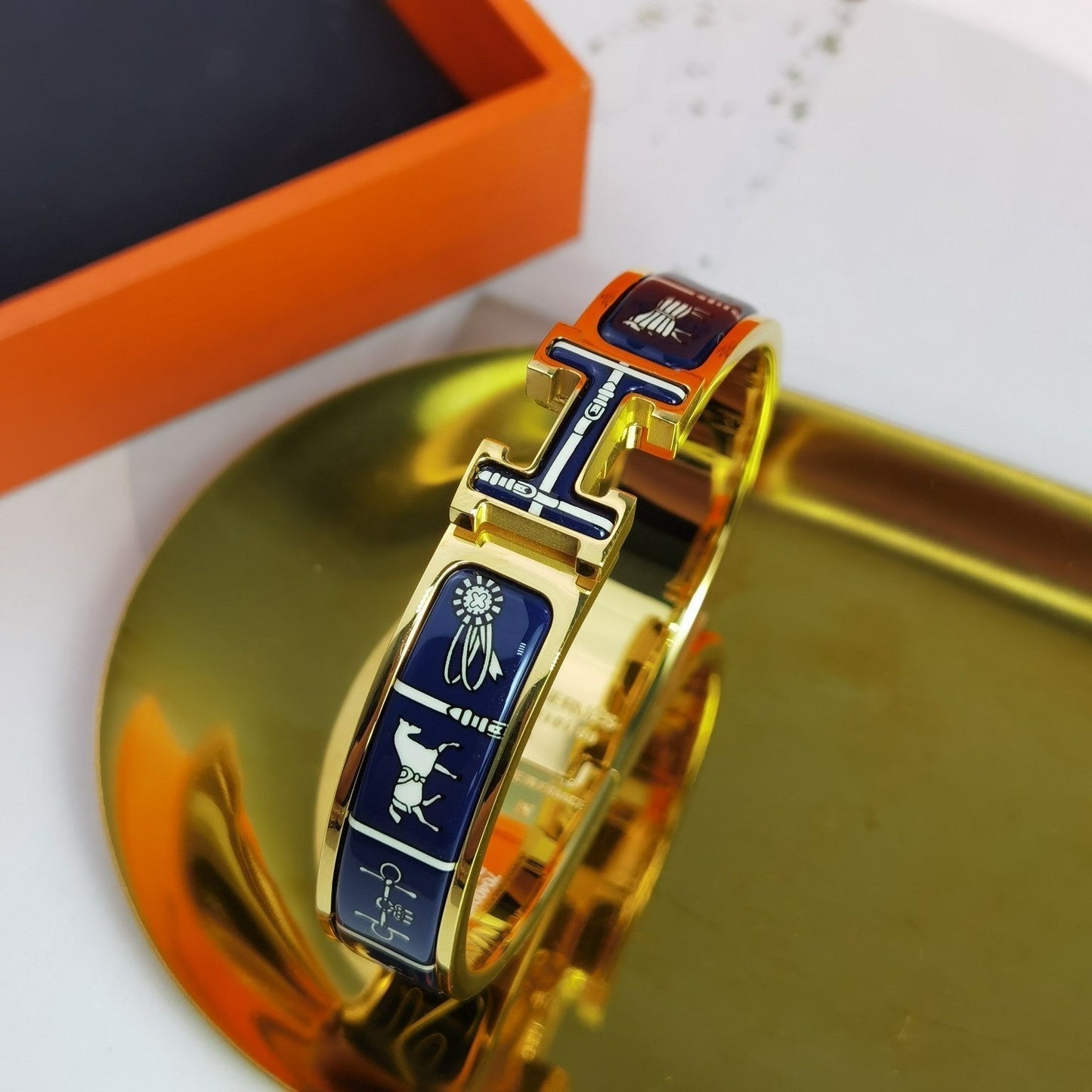 [Auream]H COUVERTURES DARK BLUE BRACELET
