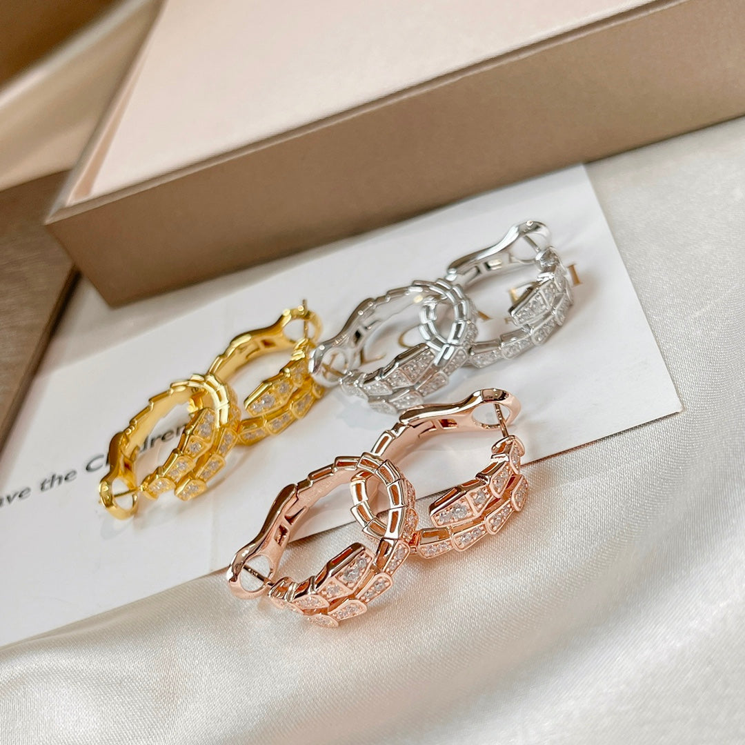 [Auream]SERPENTI EARRINGS DIAMOND