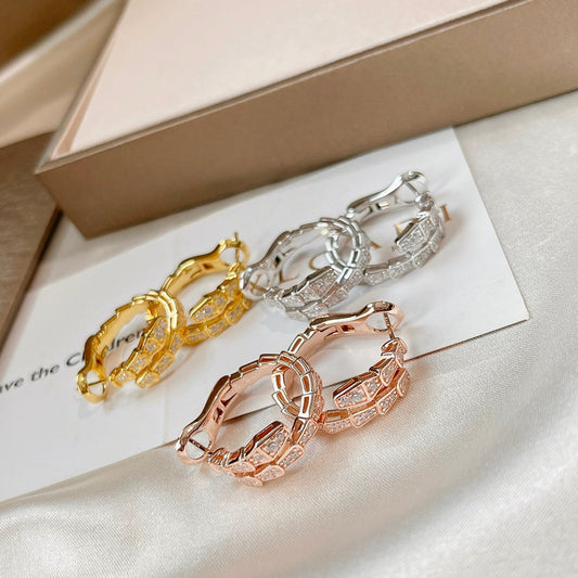 [Auream]SERPENTI EARRINGS DIAMOND