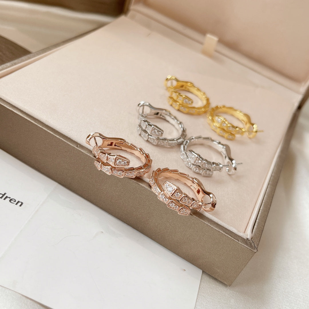 [Auream]SERPENTI EARRINGS DIAMOND