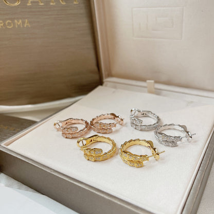 [Auream]SERPENTI EARRINGS DIAMOND
