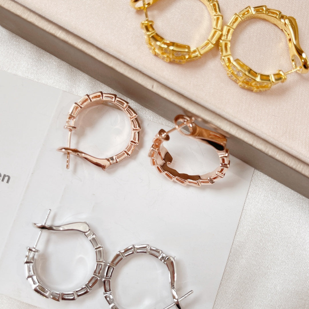 [Auream]SERPENTI EARRINGS DIAMOND