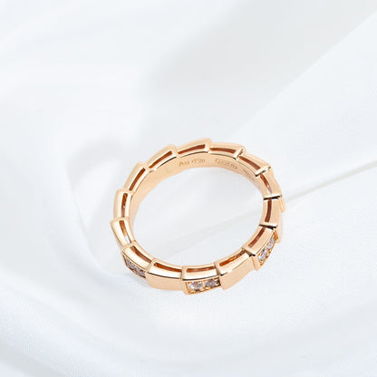 [Auream]SERPENTI RING PINK GOLD  3MM