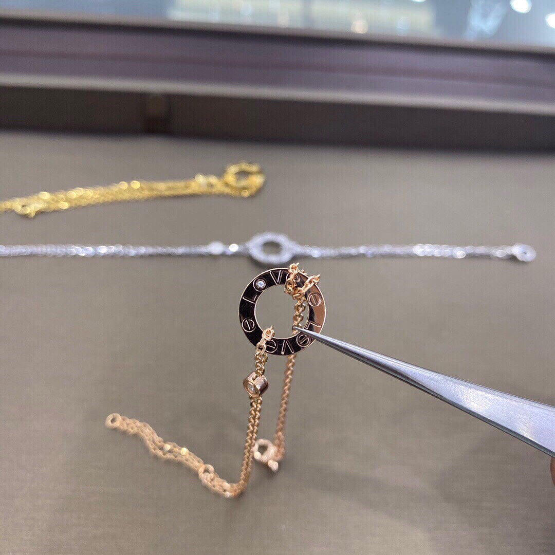 [Auream]LOVE BRACELET 2 DIAMOND