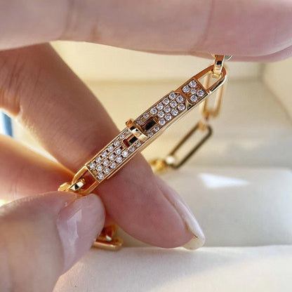 [Auream]CHAINE BRACELET SMALL MODEL DIAMOND