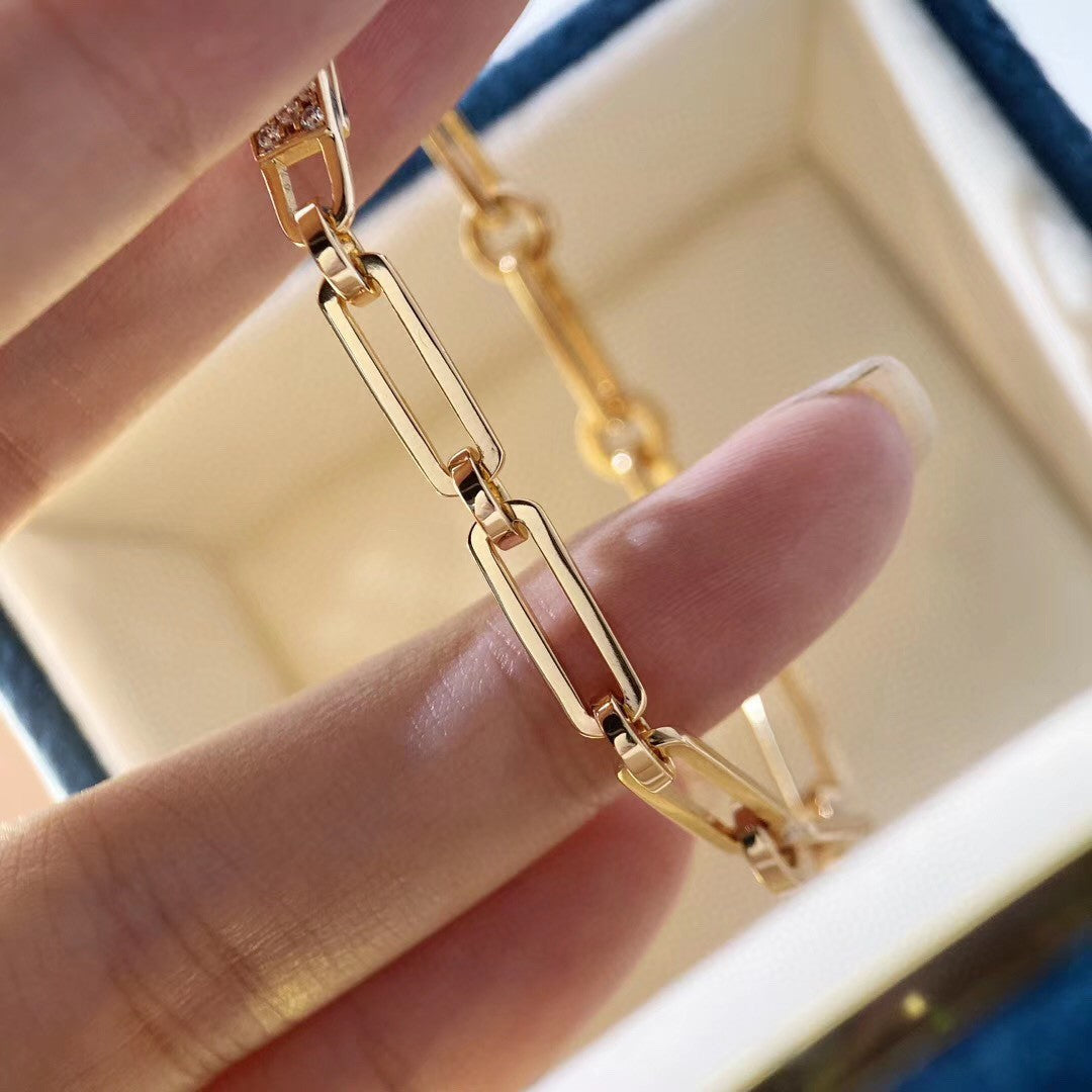 [Auream]CHAINE BRACELET SMALL MODEL DIAMOND