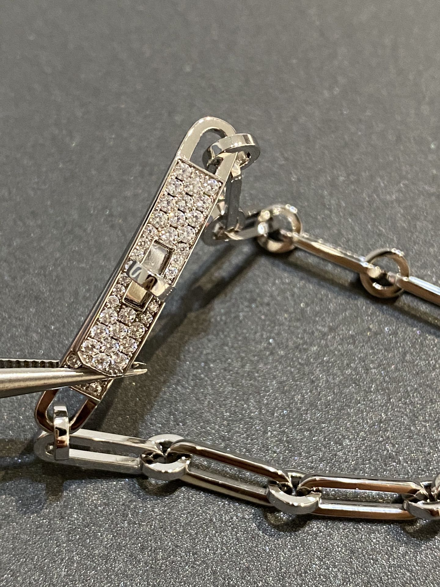 [Auream]CHAINE BRACELET SMALL MODEL DIAMOND