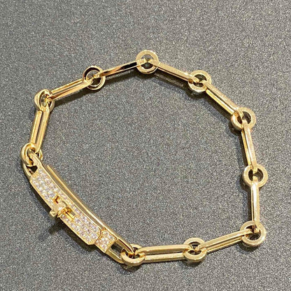 [Auream]CHAINE BRACELET SMALL MODEL DIAMOND