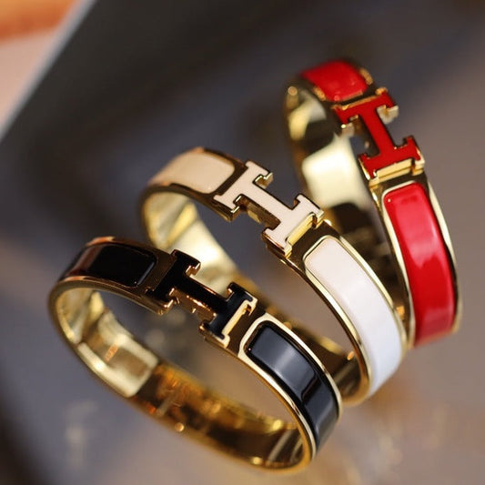 [Auream]H BRACELET 12MM GOLD