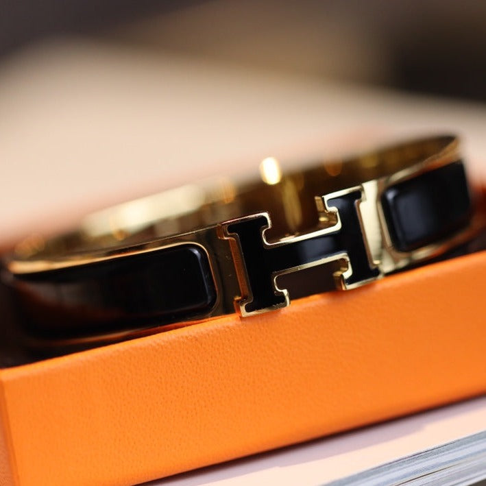 [Auream]H BRACELET 12MM GOLD
