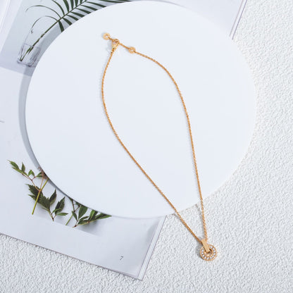 [Auream]GARI NECKLACE PINK GOLD DIAMOND