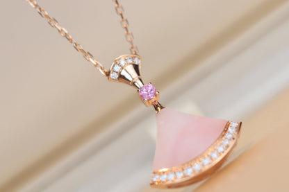 [Auream]DREAM NECKLACE PINK MOP DIAMOND