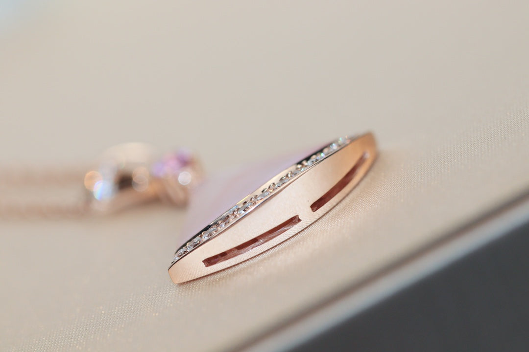 [Auream]DREAM NECKLACE PINK MOP DIAMOND