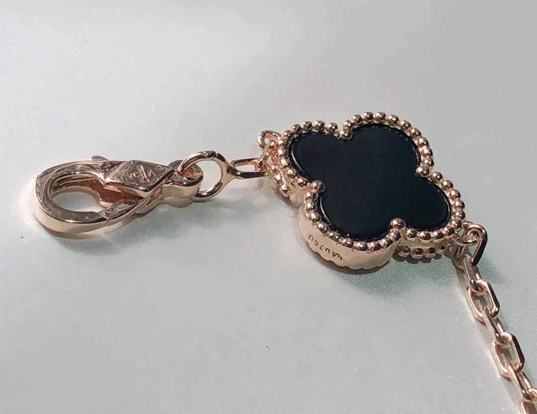 [Auream]CLOVER 5 MOTIFS MULTICOLOR BRACELET