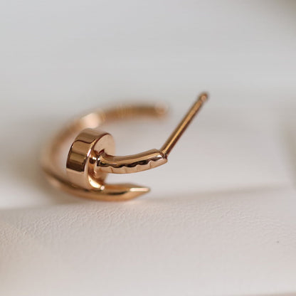 [Auream]JUSTE EARRINGS PINK GOLD
