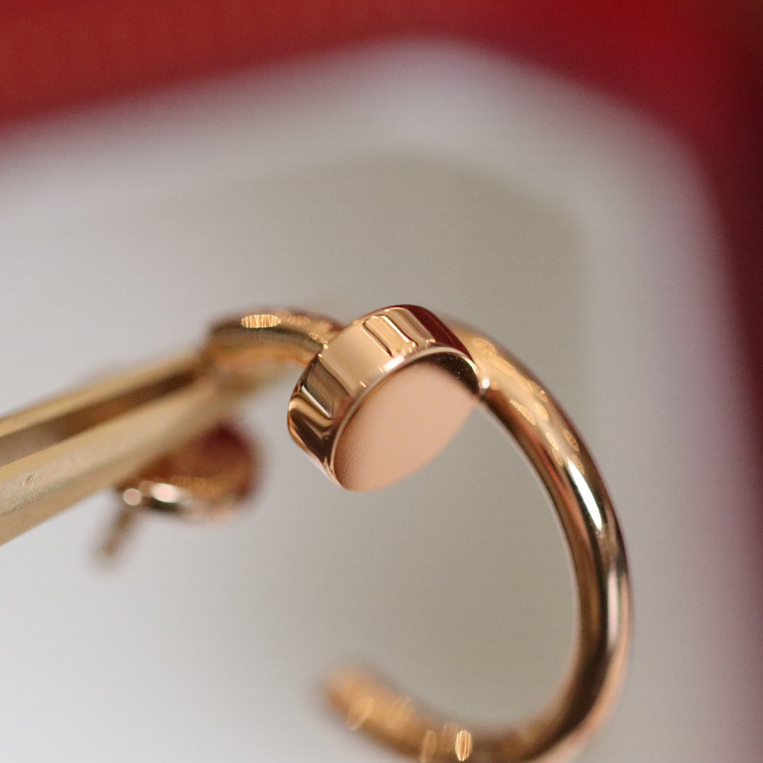 [Auream]JUSTE EARRINGS PINK GOLD