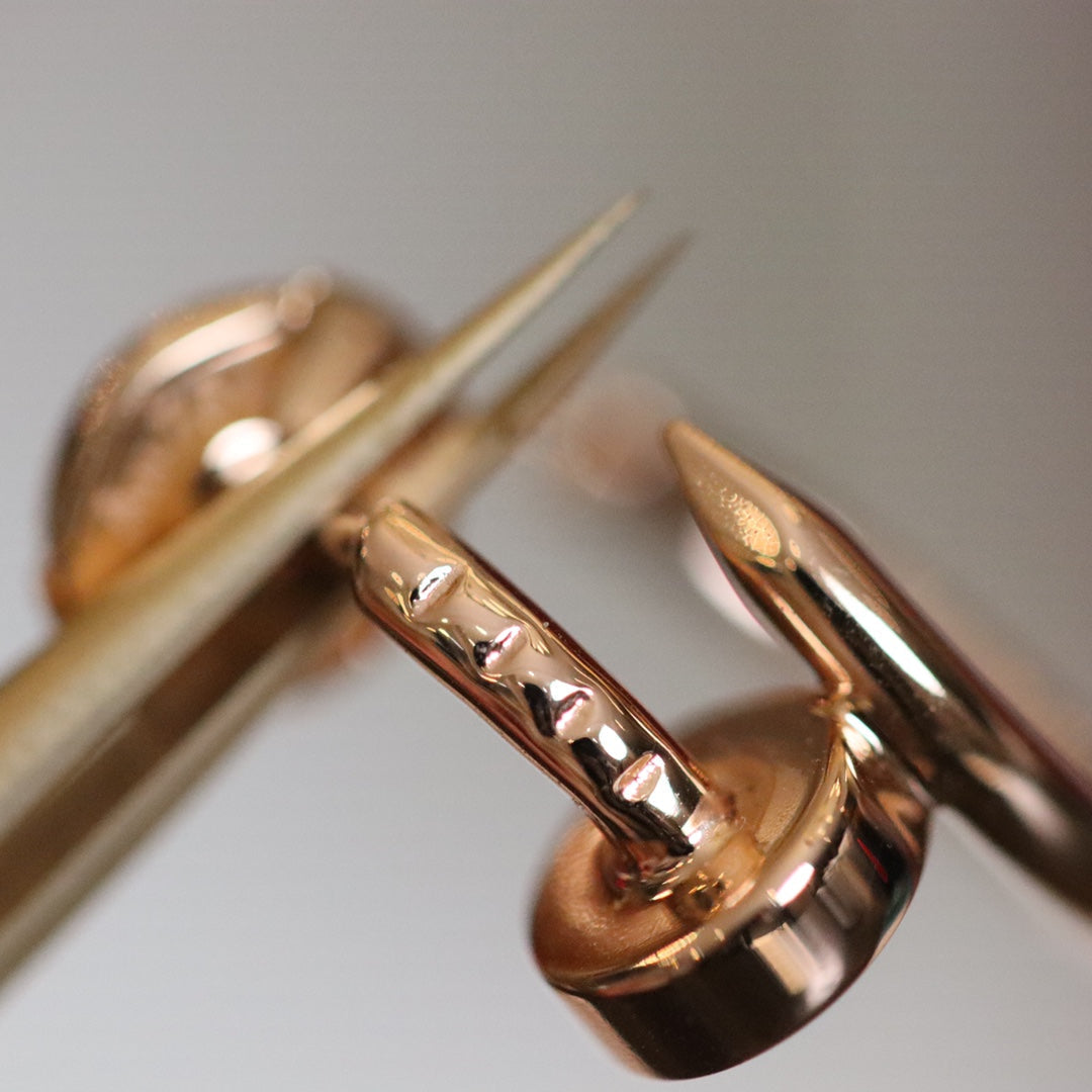 [Auream]JUSTE EARRINGS PINK GOLD