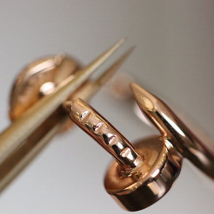 [Auream]JUSTE EARRINGS PINK GOLD