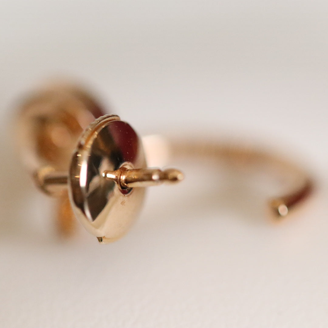 [Auream]JUSTE EARRINGS PINK GOLD