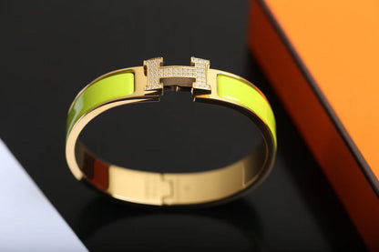 [Auream]H BRACELET GOLD DIAMOND