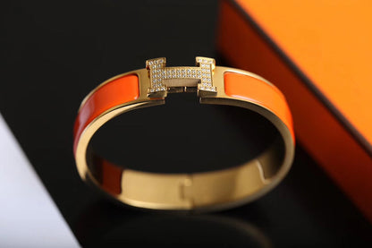 [Auream]H BRACELET GOLD DIAMOND