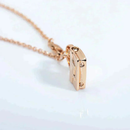 [Auream]AMULETTE PEDANT ROSE GOLD NECKLACE