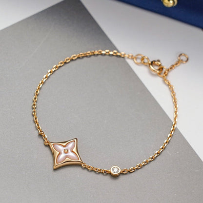 [Auream]STAR 1 DIAMOND PINK GOLD BRACELET